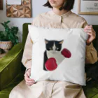 中川ひちゃゆき(シカゴ実業)のボクシングにゃんこ Cushion