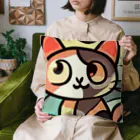 T2 Mysterious Painter's ShopのMysterious Cat Cushion