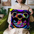 まんまるこけしのカラフル多眼くまたん Cushion