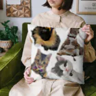 いくママ 猫との毎日の全員集合 Cushion