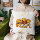 jamfish_goodiesのEAT HAPPY Cushion