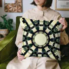 after the rainのKaleidoscope dot olive  Cushion