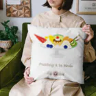 HeartToMeの喫茶　花猫珈琲　＜プリンアラモード＞ Cushion