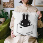 ツギハギ ニクの【Boxed * Rabbit】黒Ver クッション