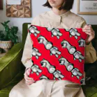 筆ペン画家 原良輔の着ぐるみくん大集合クッション（赤） Cushion