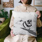 ジャックとペコの木のflying dog ペコ Cushion