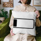 PyriteDesignの残量20％【日用品】【横幅いっぱい】【デザイン色：黒】 Cushion