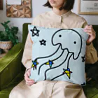 handmade asyouareの天の川のクラゲ Cushion