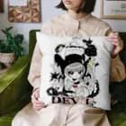 やわらか犬のDEVILクッション Cushion