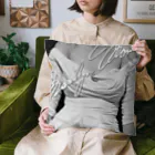 PALA's SHOP　cool、シュール、古風、和風、の白いドレスー魅惑のボディー Cushion