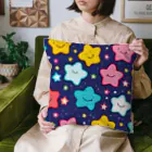 Vasetti_pressの可愛いスター柄 Cushion