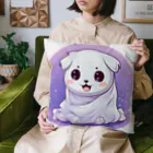 Vasetti_pressのオバケ子犬 Cushion