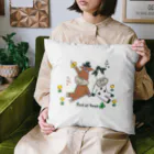 Feel at home🍀のFeel at home🍀で暮らすホルちゃんとジャージーちゃん🐮 Cushion