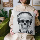 skulliesのskull music Cushion