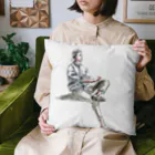 アマクチ友のクロッキーアート Cushion