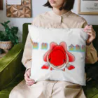 9livesworkのらんちゅう　正面 Cushion