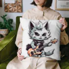 Vasetti_pressの可愛いギターのネコちゃん Cushion