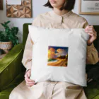 take104の夕方の海辺 Cushion