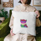 bokenasuの幸運を呼ぶ⁈虹色ネコ助 Cushion