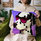 miekoriのsunglasses dog Cushion