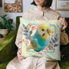 むーむー小屋のハレルヤおちび　グリーン Cushion