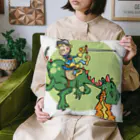 mumusのドラゴン騎士のイラストグッズ Cushion