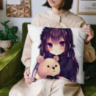 りず様のかわいい黒ロリおんな Cushion