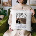 show.のNEWS PAPER クッション