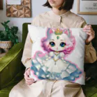 Sweet Stashの猫のプリンセス Cushion