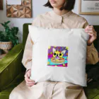 チワワ愛好家ショップのチワワの宇宙大冒険へレッツゴー！パンケーキの秘密を解き明かす Cushion