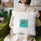 MOMOTAKAショップの海のかけら - ピグとバード Cushion