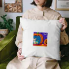 チワワ愛好家ショップのカボチャの秘密！中にはチワワが隠れている Cushion