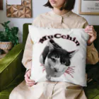 島猫りしり　公式ショップのアイドル猫　-むっちん- Cushion