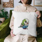 朱音琴音のドット絵のインコ２ Cushion