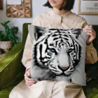 kinglureのホワイトタイガー Cushion