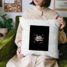 yusaki55maikingのアブストラクトタイポグラフィ Tシャツ Cushion