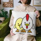 うぃるのにわとりとひよこ Cushion