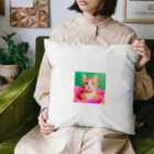 《Derekの絶賛工房中！》のイケイケ猫ちゃん Cushion