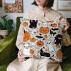 猫猫猫のハロウィン　猫　かぼちゃ クッション