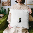 mumuの黒猫の僕の名前は、ソックス Cushion