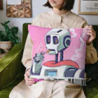 おもちショップの一服ロボットさん Cushion