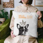 hide0120の犬（眼鏡） Cushion