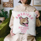 LONESOME TYPE ススのLove❤️Dogs（アメリカンピットブルテリア・赤鼻） Cushion