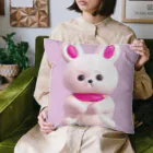 Aurinko.のもちもちぱんだうさぎ Cushion