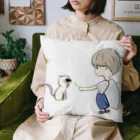 ぴーちゃんのにゃんこと男の子 Cushion