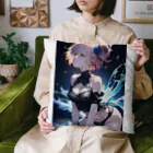 RGセクシーガールの金髪美少女 Cushion