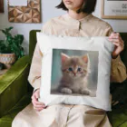 アルタイルの可愛い仔猫のイラストグッズ Cushion