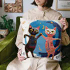 猫魚鳥時々犬等 arte♡のSuccessful Cats ♡ Cushion