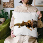 Ru.xxxのトイプードル＆フレンチブルドッグ＆ベンガル Cushion