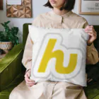 npanpaのんぱんぱ　「ん」クッション (片面ロゴ全入り/片面一文字) Cushion
